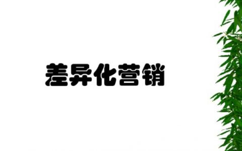 什么是差异化营销？差异化营销怎么做？举例差异性营销的例子素材